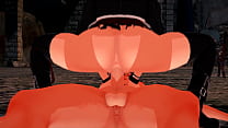 Futa - on Titan - Annie Leonhart gets creampied by Mikasa Ackermann - 3D Porn