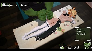 Massage Orc [Jeu Hentai 3D] Ep.1 Massage huilé sur un elfe pervers