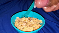 I Frosted my flakes with my Delicious Cock milk. All part of my Delicious breakfast.