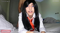 Blue Eyed College Virgin Lisci capelli neri ha debutto sessuale davanti alle telecamere - Studente giapponese- TRAILER
