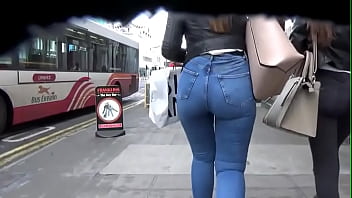 Candid ass jeans
