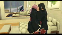 Naruto Hentai Episode 6 Sakura und Konan schaffen es, einen Dreier zu haben und ficken schließlich mit ihren beiden Freunden, da sie Milch sehr mögen.