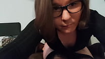 Teen Amateur Shemale Anallisa Tranny fucks rough her throat deep (deepthroat) until tears running from her cute eyes, she screams - and destroys afterwards her wet tight ass hole pussy with her dildo while fucking herself solo on webcam stream