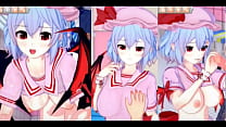 [Eroge Koikatsu! ] Touhou Remilia Scarlet reibt ihre Brüste H! 3DCG Anime-Video mit großen Brüsten (Touhou-Projekt) [Hentai-Spiel]