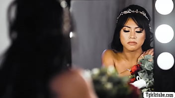 Asian bride fucked by Tgirl bestfriend