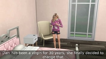 Vカードを持つレズビアンは売春婦と彼女の初めてを持っています, Sims 4