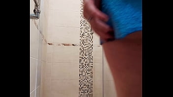 Juicy Redhead Sucks and Masturbates to Crazy Orgasm with Dildo in the Bathroom