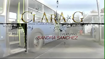 Sandra Sanchez The Hungarian Beauty Pussy Solo Teaser#1 - long fur coat, upstairs on the terrace, then inside the house, pussy action whit dildo, banana, real orgasms