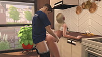 Scopando il fratello del mio ragazzo - (Il mio professore d'arte - Episodio 4) - Sims 4 - Hentai 3D