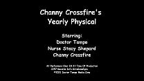Channy Crossfire recibe un examen ginecológico anual del doctor Tampa y la enfermera Stacy Shepard EXCLUSIVAMENTE en GirlsGoneGyno.com