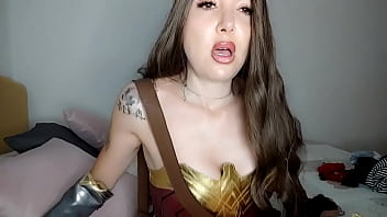 Wonder Woman met een heerlijke luier