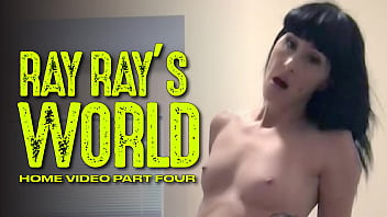 RAY RAY XXX masturbating at home in this vintage style trailer