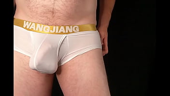 daddybodzstrokin showing off a nice hot sheer pouch thong