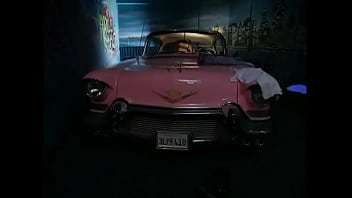 Busty Blond Lucy gets Anal Sex in the Pink Cadillac