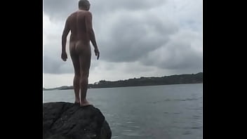 Skinny dipping in Norway