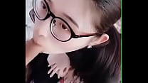 A very beautiful Chinese woman, having sex with her lover, constantly orgasming