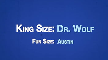 Twink scopa DILF due volte la sua taglia: Austin, dottor Wolf