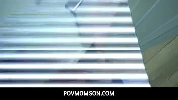 Sexy Curvy Stepmom Having Sex in Shower With Stepson | Dee Williams