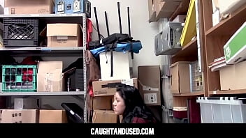 CaughtAndUsed - Megan Sage Caught Shoplifting and Fucked by Two Mall Officers
