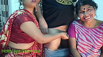 Heiße indische Stieftochter und Stiefmutter ficken um Mitternacht mit Stiefbruder!! Tabu-Sex in der Familie