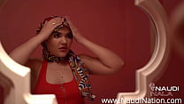 Naudi Arabia- Bruno pounds Naudi Nala in her red hijab before visiting his parents