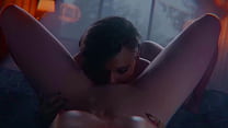 Duas lésbicas fazem sexo - animação 3d erótica e soft porn