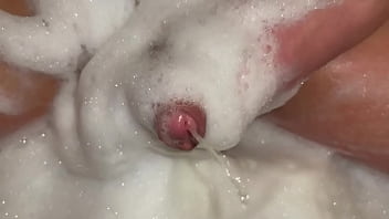 pee in bubbles