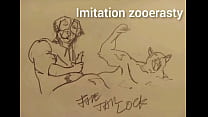 'The tail lock' imitation zooerasty