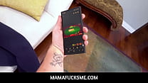 MamaFucksMe - Шаловливая милфа-мачеха Шина Райдер делает видео с минетом, чтобы получить немного денег