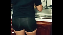 My husband is filming me and getting his friend to fuck me. He entered the kitchen and stuck his dick behind me. He bent me over and took off my panties and inserted his cock into my pussy and brought them to a very hot bank.