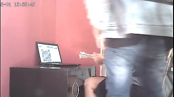 Security camera :Caught my wife cheating and sucking a customers cock in the office