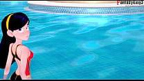 Violet Parr all'interno della piscina POV | Gli Incredibili | Corto (guarda la versione completa su RED e le scene extra su premium)