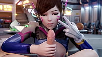 D-VA sucking me after the mission..