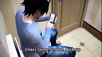 The Sims 4 max gets his dick suck by his stepmom