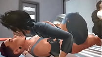 The hot x Sims 4 mile gets horny by watching Anna fuck break