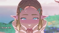 [Voiced Hentai JOI] Zelda spielt ein Kartenspiel mit deinem Schwanz! [Teaser] [Edging] [Anal] [Countdown]