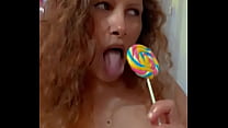 Do you want this Milf to suck you like this Lollipop