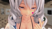 Love Me If You Can MMD R18 featuring Prinz Eugen and Kashima KanColle