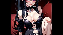 Sexy Succubus-Anime-Mädchen