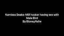 Namless Snake-Milf Hooker fazendo sexo com Bird macho