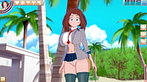 Ochaco Big Boobs animação jogo 3d hentai