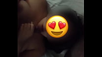 Rich oral sex with a big dick and masturbation with a wet vagina, he comes and gives her his cum in her mouth