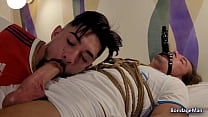 Mike Bebecito and Matheus Henk tied up and gagged together after football game | PREVIEW