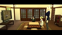 Naruto Boruto Cap 4 Boruto vai até o quarto de Sarada para assistir pornografia no computador e Sakura o ajuda com um boquete então Sara se junta a eles para um ménage à trois