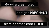 My big boobed cheating wife creampied and  get pregnant by another man! - Cuckold roleplay story with cuckold captions - Part 3
