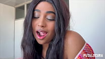 PutaLocura - Black woman with lush tits Thayanna Babyy fucks Torbe