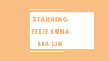 Лиа Лин дарит свою девственность знаменитой модели Элли Луне с большим членом