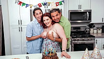 Stepmom Giving Special Freeuse Present for Her Stepson&#039_s Birthday - Cncmilf