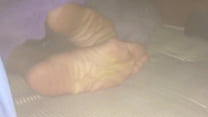 Huge wrinkled size 11 female soles
