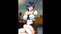 Anime Girl Huge Breasts Tied Comic